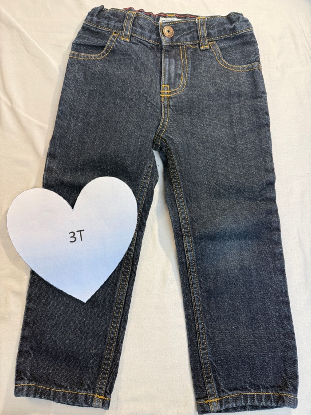OshKosh B'gosh LIKE NEW Blue Denim Jeans with Adjustable Waist